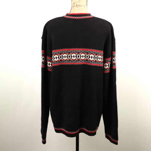 Hanna Andersson Nordic Men's 1/4 zip Fair Isle Sweater XL - Picture 6 of 10